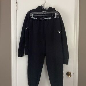 Peloton apparel 2 pc  hoody sweatsuit set, size M